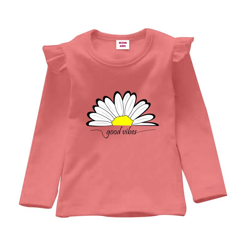 Product Introduction of Baju Kaos Anak Perempuan Lengan Panjang Ruffle Imut Model Atletis - Fashion 1