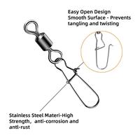 Gambar TaffSPORT Konektor Kail Pancing Snap Swivel Fishing Hook 26mm 10 PCS - S20 dari Taffware Official Store Kota Administrasi Jakarta Barat 4 Tokopedia