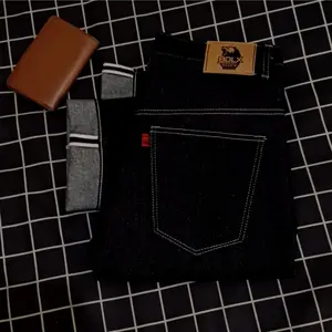 celana salvadge denim Cowok  Hitam terbaru 2025 stretch