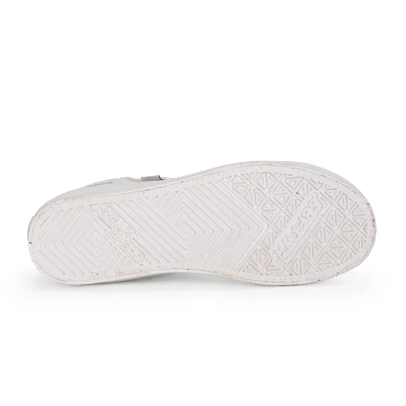 SABA Basic High Krem - Sepatu Sneakers Casual Pria Wanita 3