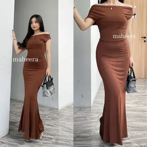 Maheera - Alesha One Setelan Rok Mermaid + Atasan Wanita Kekinian Spandek Premium Bodycon Panjang