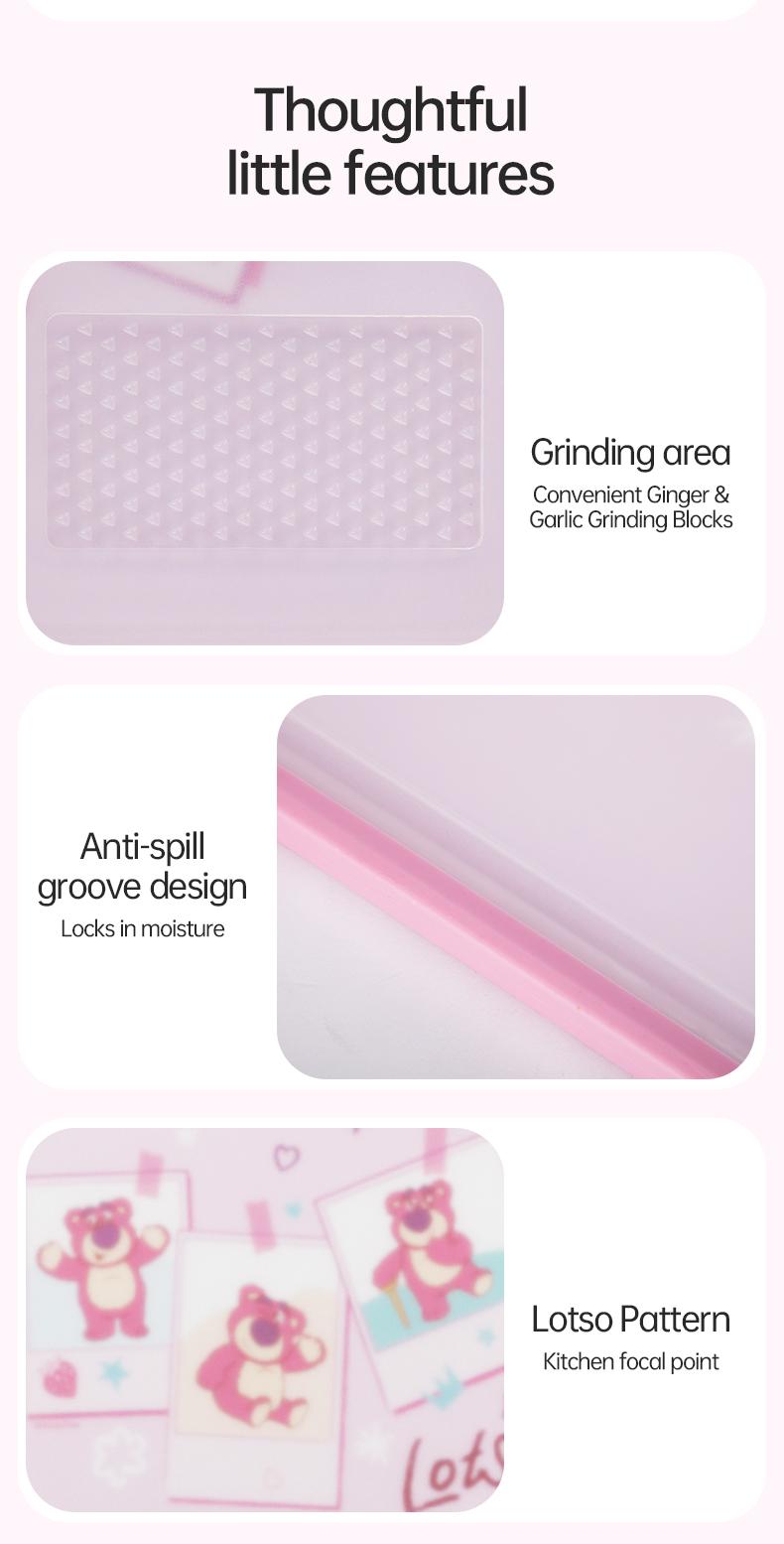Product Introduction of Multifunctional thickened non-slip and mildew-proof double-sided cutting board for home dormitory fruit board fruit cutting knife board 11