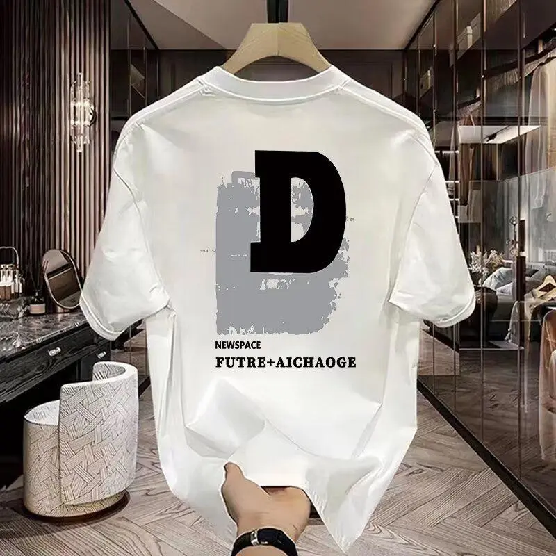 Kaos T-shirt cetak digital yang cocok untuk pria dan wanita muda tahun 2025 - Bahan nyaman
