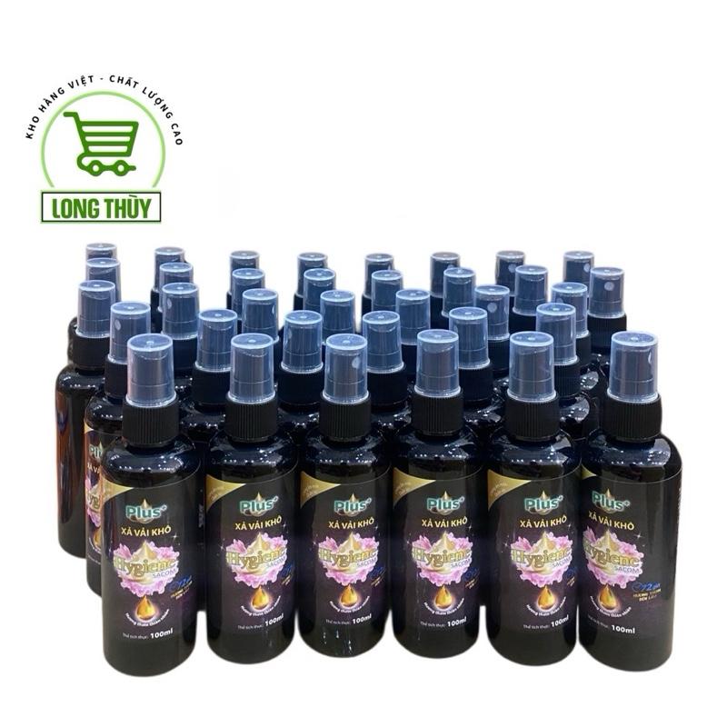 [ Sỉ rẻ] Combo 5-10 chai xả vải khô Hygiene sacom dạng xịt tiện lợi cho mọi gia đình - thơm lâu 72 giờ chai 100ml