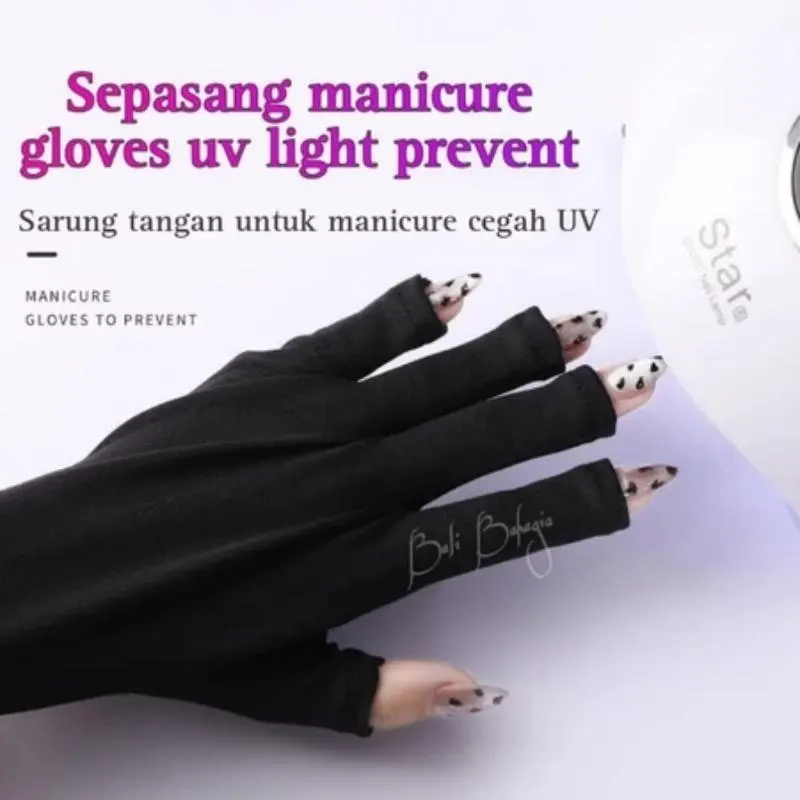 Sekali Pakai UV Gloves Nail Art /Sarung Tangan Anti Uv Nail Art 5