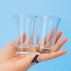 Gelas Sloki Mini Kaca Bening 30ml | Shot Glass | Gelas Espresso | Gelas Party | Gelas Soju Minuman