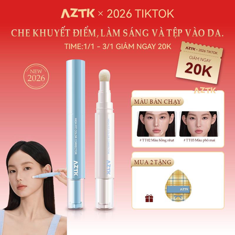 Kem Che Khuyết Điểm Vá AZTK Bút Dạng Lỏng Nhũ Tương Làm Sáng Máng Xé Che Vết Thâm Quầng Thâm Vết Mụn Dưỡng Ẩm Phù Hợp I