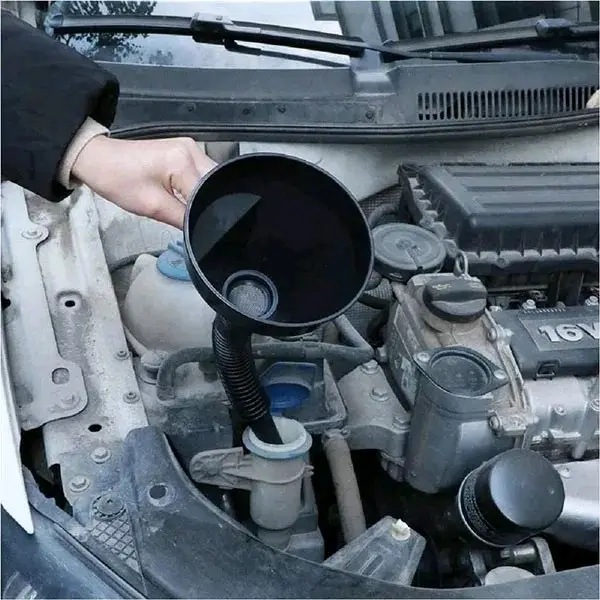 Corong Minyak Bensin Wide Funnel 13.5cm dengan Selang 4
