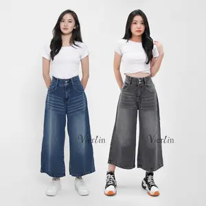 VIERLIN - Jeans 1950 1951 - CELANA JEANS WANITA 7/8 JEANS CULLOTE