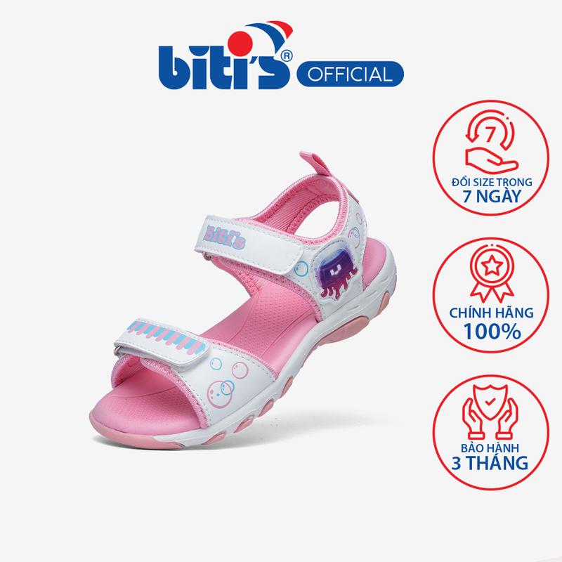 Sandal Bitis Bé Gái Màu Trắng BTG001800TRG
