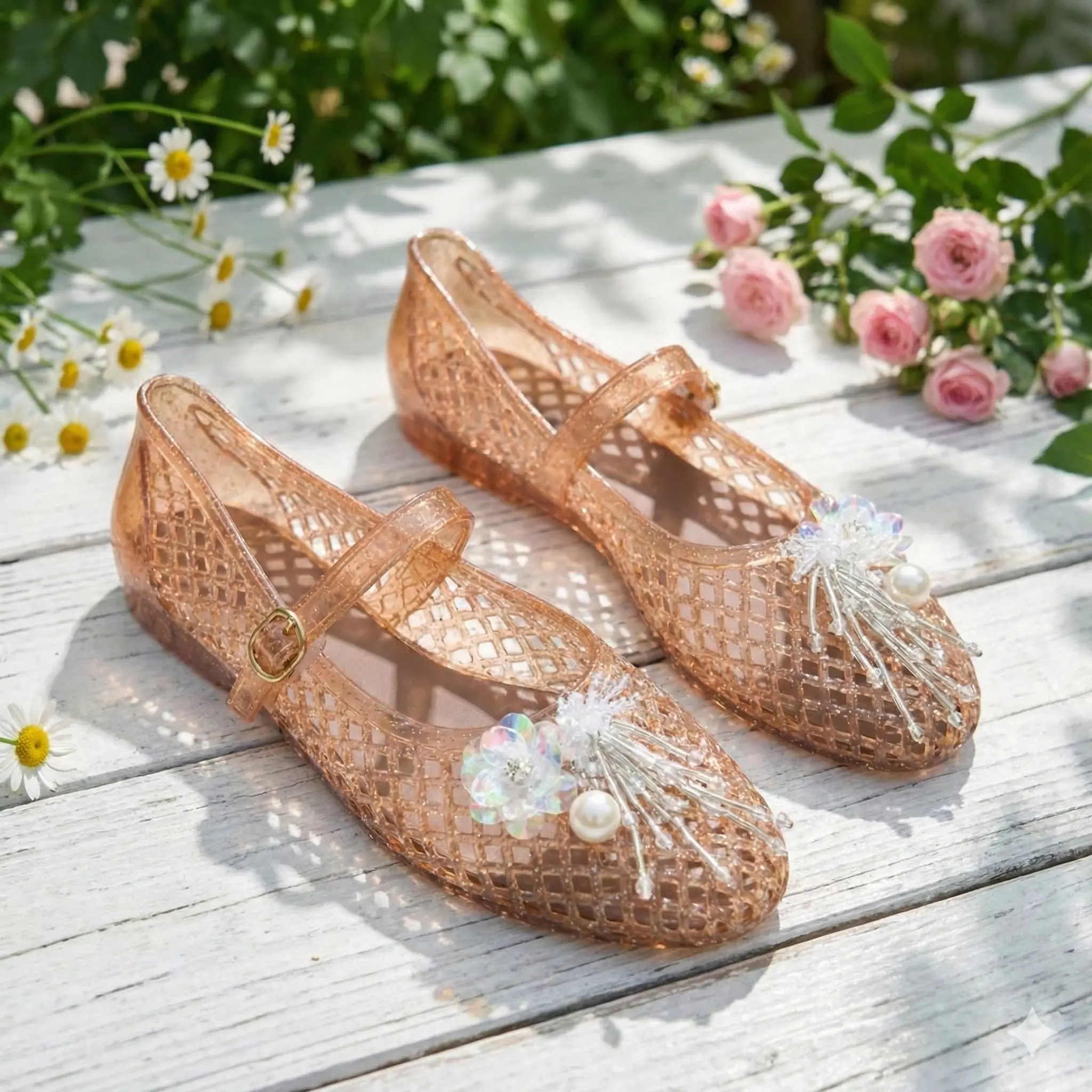 Zoey Glitter Chocolate+Snapbling Silver