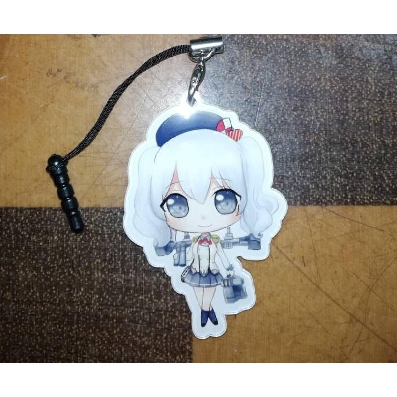 [Xsaye] Kashima Doujin Fan Art Cell Mobile Phone Audio Jacks Acrylic Charms Keychains *Kantai Collection (KanColle)*