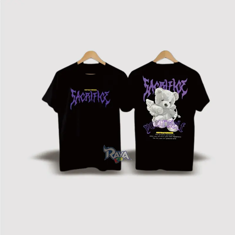 Kaos Anak Laki Laki Teddy Bear Motif Usia 5-14 Tahun Terpopuler TerLaris Raya Kidz - Fashion