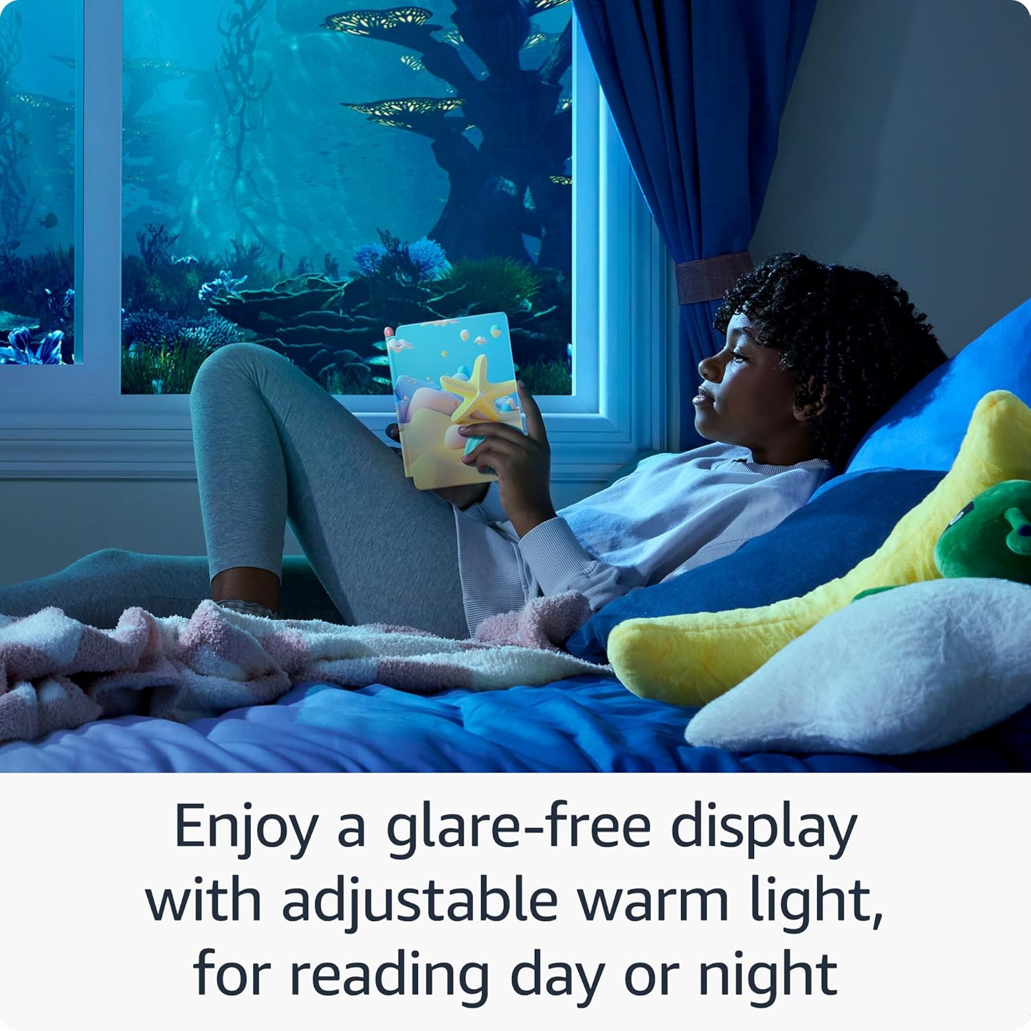 Amazon Kindle Paperwhite Kids 16GB (newest model) – larger 7" glare-free display