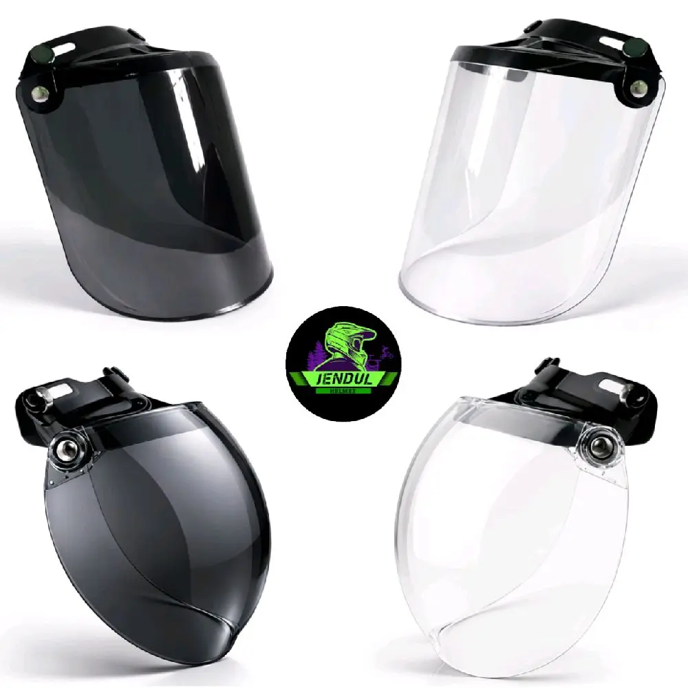 KACA HELM BOGO CARGLOSS KACA DATAR GELAP, DATAR BENING, CEMBUNG GELAP, CEMBUNG BENING