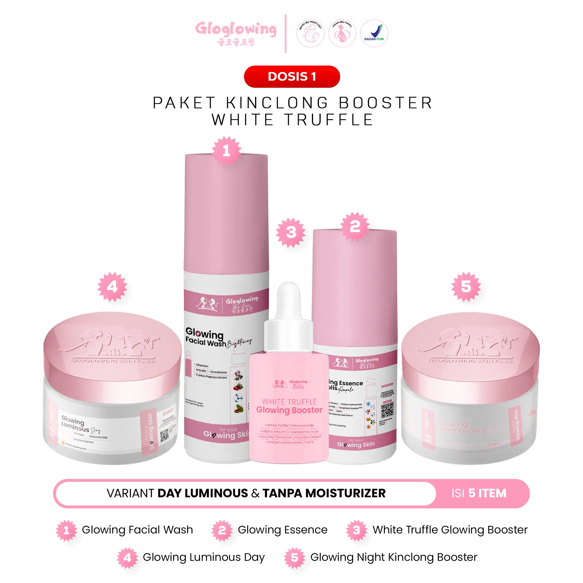 [opy] DOSIS 1 - Paket Kinclong Booster White Truffle