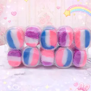 Slime Mika Pelangi 1 Box Isi 20Pcs Mainan Anak Unik dan Seru