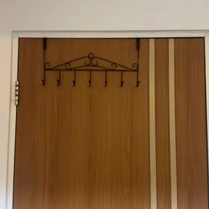 [COD] SK C789 Gantungan Baju Belakang Pintu Multifungsi Tanpa Paku 7 Hook Steel Clothes Hanger