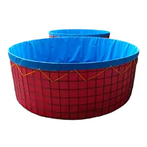 Kolam Bioflok Diameter 2m tinggi rangka 105cm