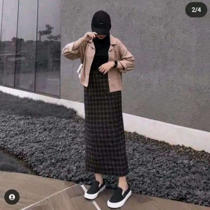 ROK SPAN TARTAN KOTAK 2