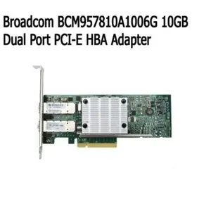 Lan Card Dual 2 Port 10Gb SFP+ Ethernet 10G 57810 Broadcom Mikrotik Device Pc