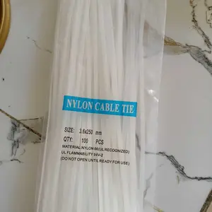 [100 Pcs] Kabel Ties Cable Tie Ekonomis Murah 2.5 x 100 / 150 / 200 / 250 mm [ISHIMA] Hitam Putih