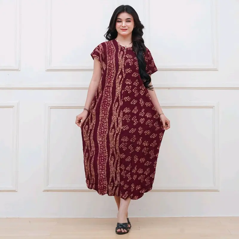 DASTER SALUR LOWO JUMBO BATIK PEKALONGAN LD 140 BUSUI Ibu Menyusui Nyaman Rayon Wanita 7