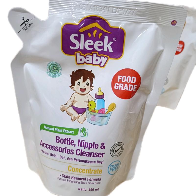 sleek baby bottle nipple accessories cleanser 450 ml 1