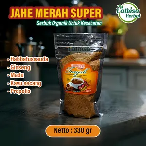 Jahe merah inayah 330gr pouch stamina dan imunitas