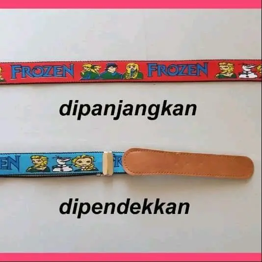 Ikat Pinggang anak / Sabuk Fashion cewe cowok Karet molor elastis 5