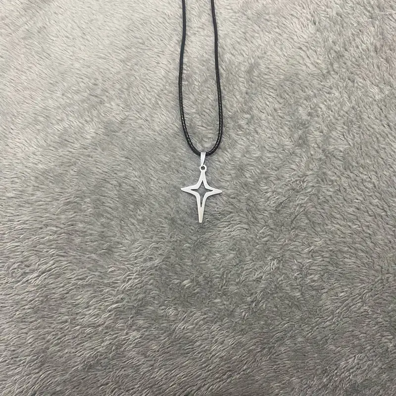 Kalung Tali Korea Bermacam Liontin Titanium Anti Karat dan Luntur Pria dan Wanita Aksesoris terlaris 2