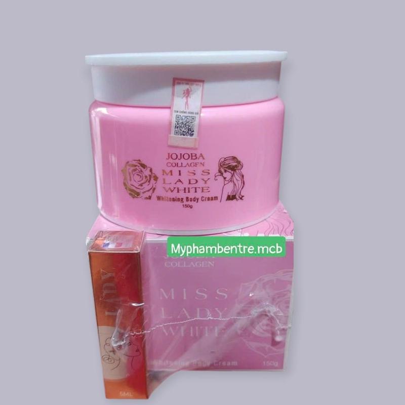 Kem body miss laladyWhite collagen tặng nước hoa lady