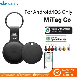 MiLi MiTag - Android&iphone GPS Tracker Mini Anti Lost, Pencari Kunci & Barang Hilang untuk  Praktis Ringan
