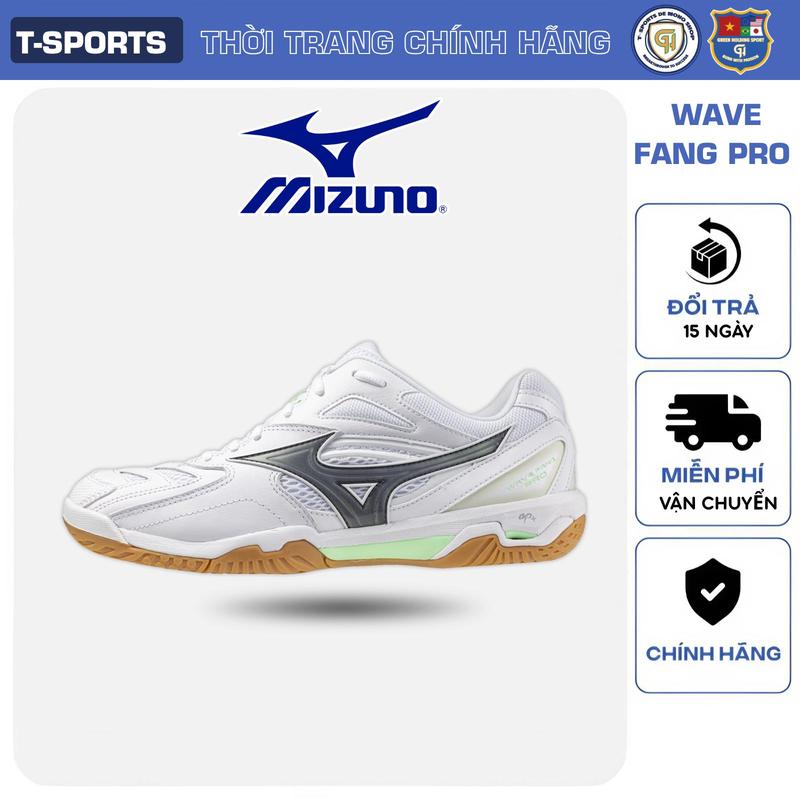  Giày Cầu Lông Mizuno WAVE FANG PRO - Công Nghệ Wave & Đế Chống Trượt Siêu Bám - Hỗ Trợ Tốc Độ Nhanh & Di Chuyển Linh Hoạt 
