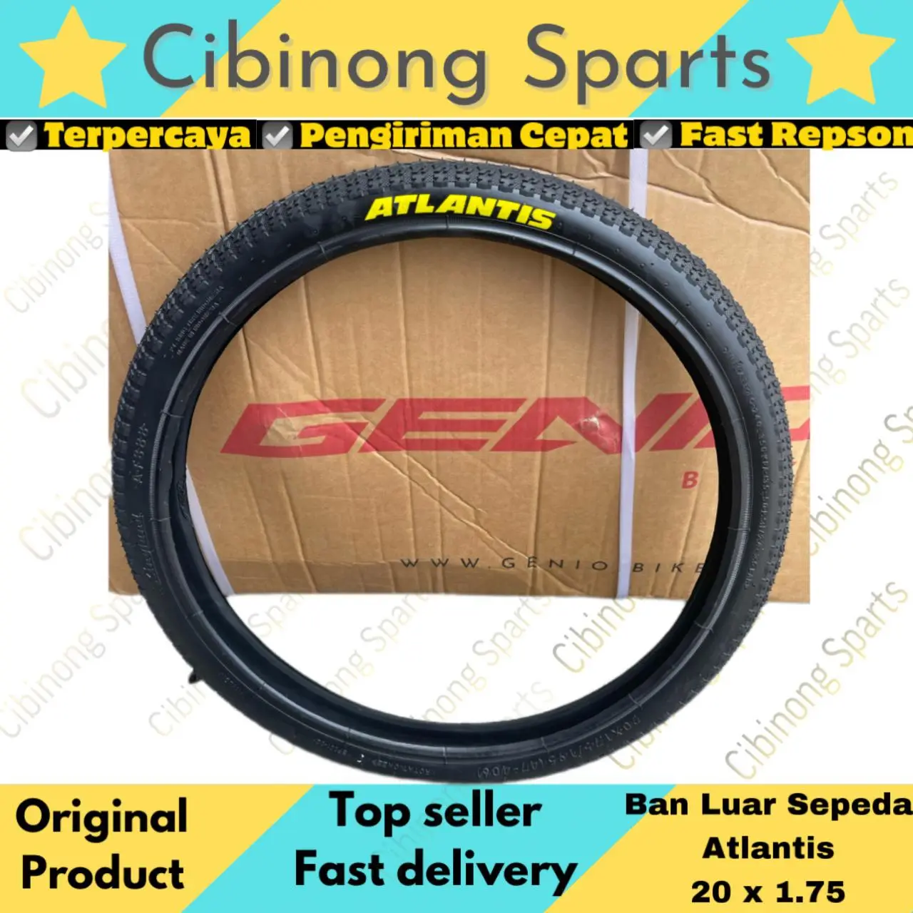Ban Luar Sepeda Anak Mini Lipat Minion BMX 20 x 1.75 New Good Quality Free Packing Wraping