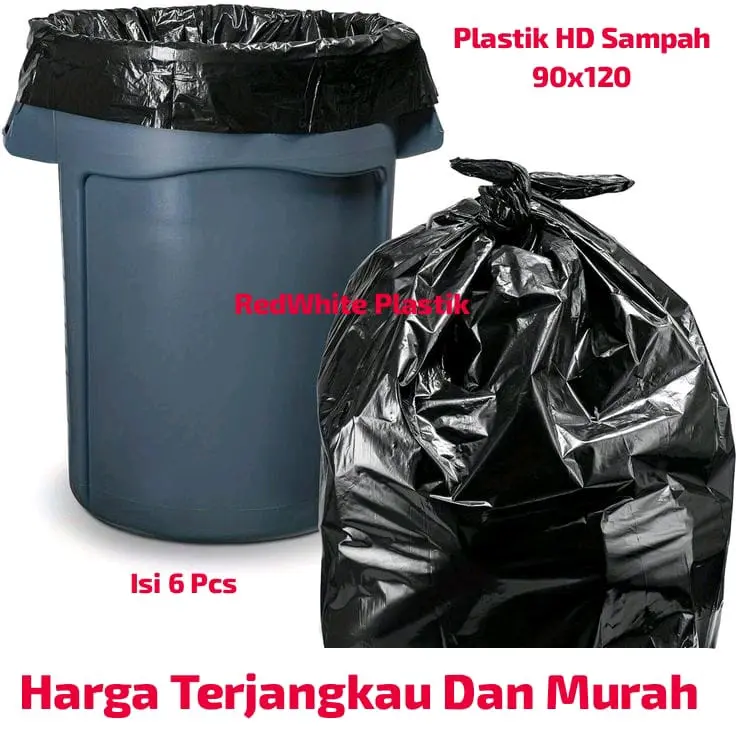Plastik Sampah Hitam HD Aster 90x120 Isi 6 Pcs Kantong Sampah Murah Kuat Kualitas Terbaik 1