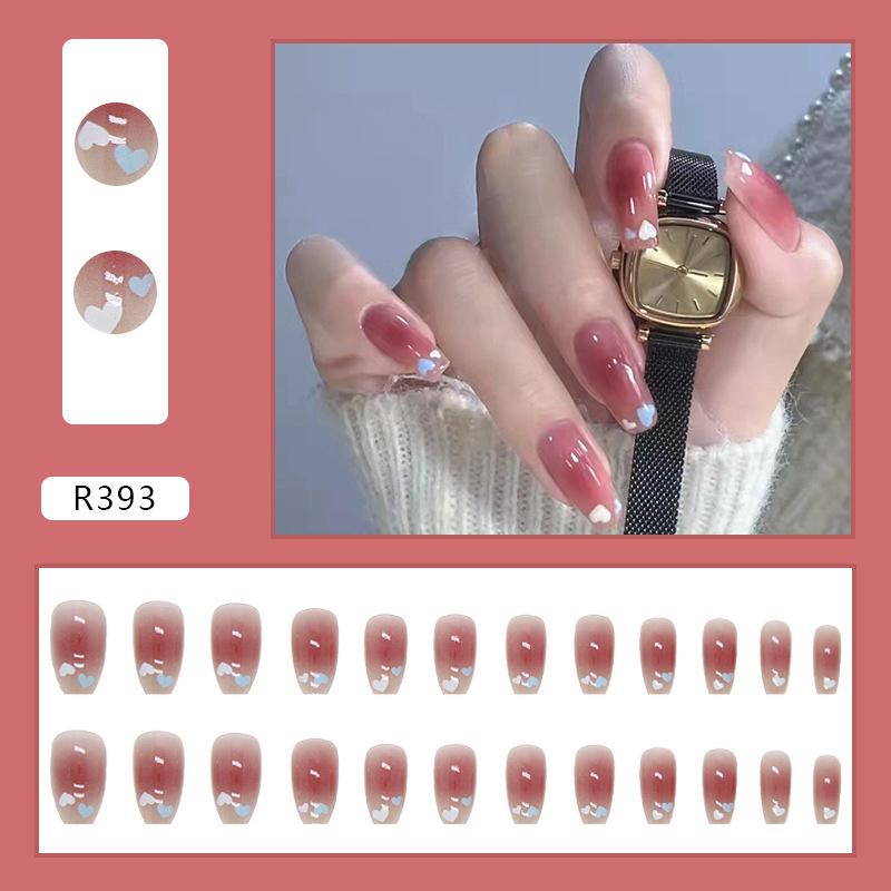 (Part 2) Kuku Palsu Tempel Cantik 3D 24 PCS + Free LEM Tahan Air Fake Nail Art SET NL002 untuk Tampilan Manikur yang Elegan dan Tahan Lama (Part 2) Kuku Palsu Tempel Cantik 3D 24 PCS + Free LEM Tahan Air Fake Nail Art SET NL002 untuk Tampilan Manikur yang Elegan dan Tahan Lama