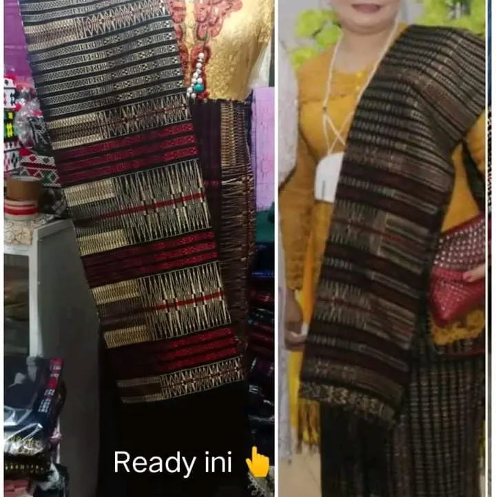 SET JAS BERBAHAN SEMI WOLL KOMBINASI TENUN TARUTUNG ASLI NYA MANTULL 5