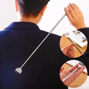 Penggaruk Punggung Besi Lipat Tarik / Alat Penghilang Gatal / Penggaruk Punggung / Garukan Badan Stainless Mini Portable VIP