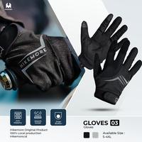 Gambar Hikemore Gloves 03 Sarung Tangan Motor Touring - Black Grey, M dari Hikemore Kab. Tangerang 1 Tokopedia