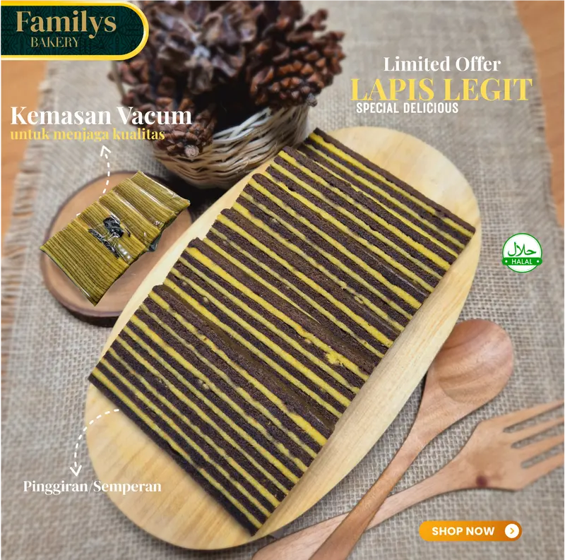Pinggiran Lapis Legit Coklat 250g 0