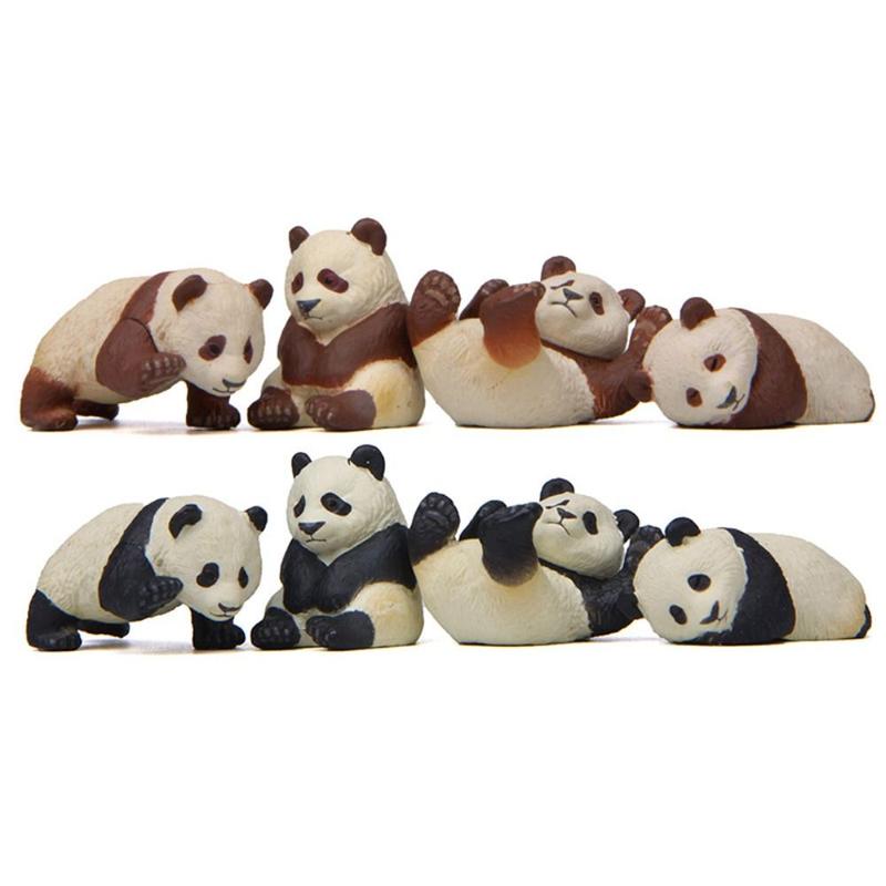 Product Introduction of Tượng Gấu Trúc 2 Màu, Tự Làm, Cảnh Quan Siêu Nhỏ, Gấu Trúc Thu Nhỏ, Đồ Trang Trí Vườn Làm Bằng Tay Cho Mọng Nước 9