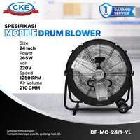Gambar CKE Mobile Drum Fan 24 Inch 220V Kipas Angin Industri Blower Gudang Pabrik Besi Heavy Duty Speed Control Ball Bearing dari Kipas Online CKE Kota Administrasi Jakarta Barat 2 Tokopedia