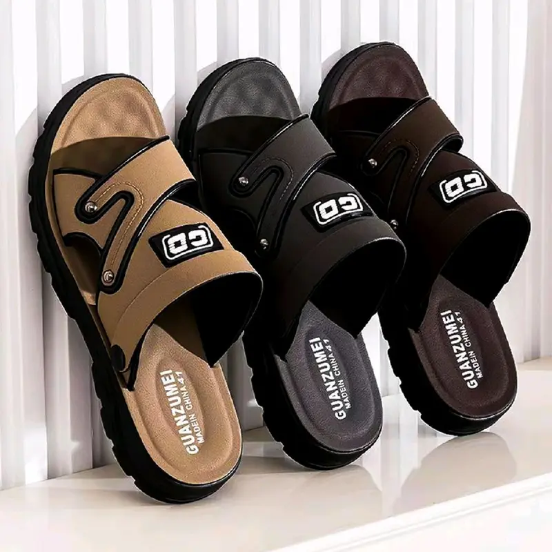 Sendal Pria Kulit Terbaru MKF-01 Anti Putus Anti Slip - Jepit Kasual 5