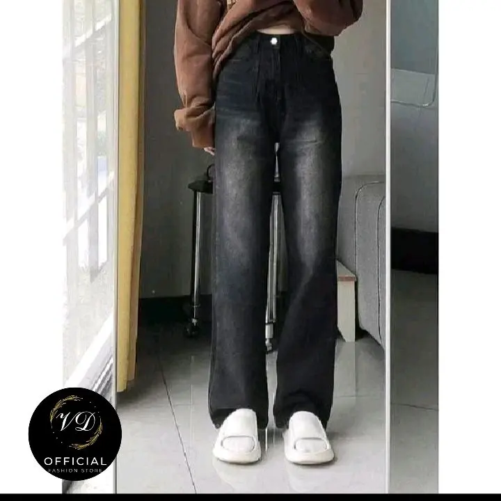 Celana Panjang Wanita Loose Baggy Jeans Premium - Korean Stayle Jeans Higweist pants high waist Cutbray Highwaist kulot