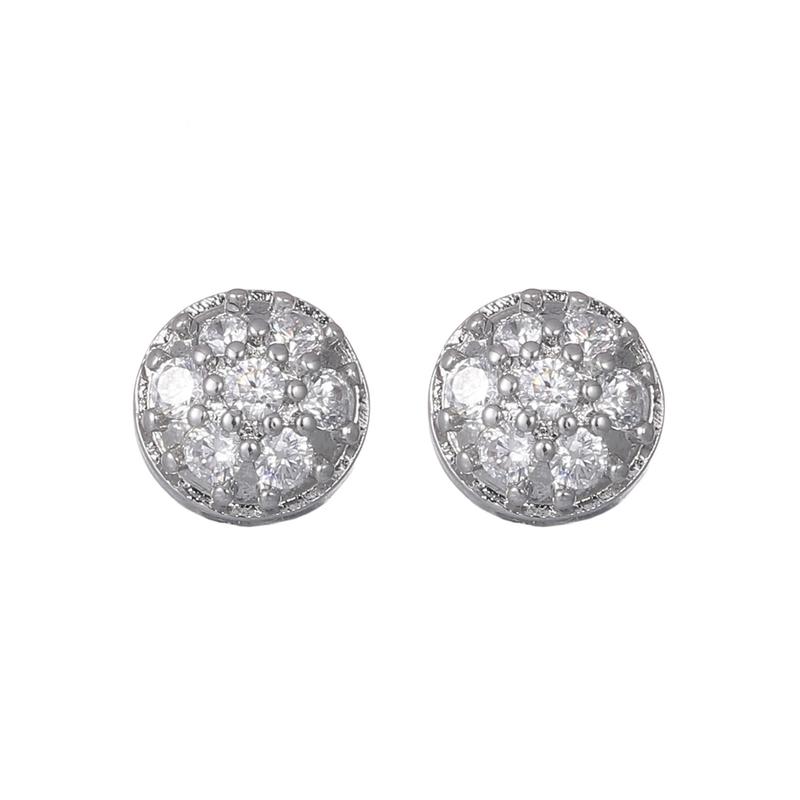 D.G.C Anting Bulat Anting Bulat Korea Anting Bulat Polos  Mutiara Tawar Tindik Anting Plug D289 3