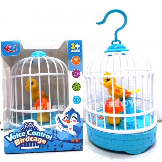 Product Introduction of Mainan Anak Burung Sangkar Voice Control Birdcage no FU 1138 2