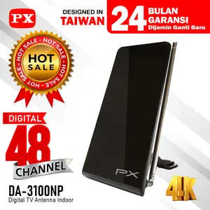 Antena TV Digital DVBT2 Indoor Antenna Analog 4K PX DA-3100NP