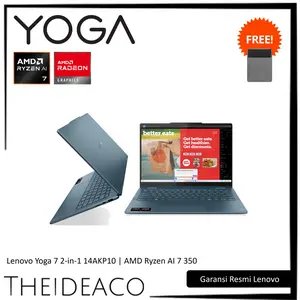 Lenovo Yoga 7 2-in-1 83JR009UID Ryzen AI 7 350 16GB 1TB SSD OLED Touch Pen W11H M365B OH 2024 W3Y Premium ADP