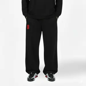 SVXS - Baggy Sweatpants Pecah Pola Hitam